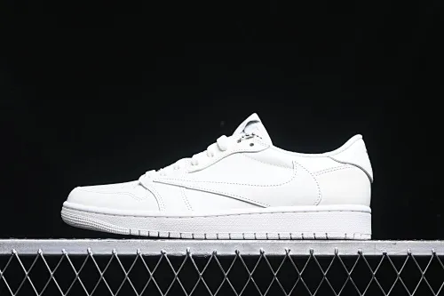 All categories Air Jordan Jordan series basketball shoes Air Jordan 1 Low Pure original Travis Scott x Air Jordan Low OG SP AJ1 Joe 1 TS joint barb low-top family and friends limited pure white TD1228-111